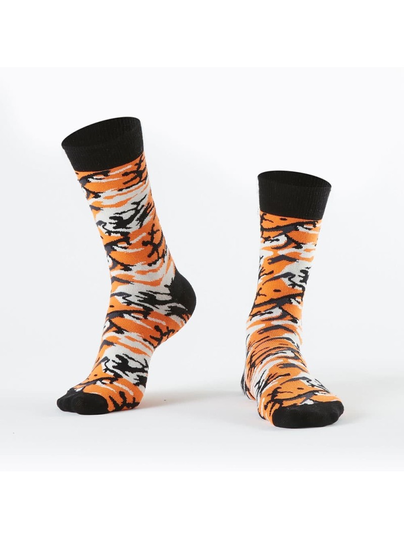 Men\'s orange camo socks SM23 - Online store - Boutique